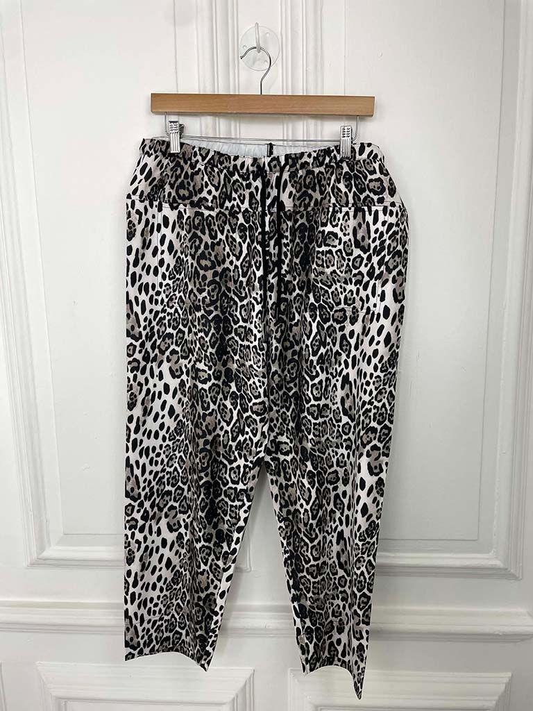 Malissa J 7/8 Cigarette Trousers - Leopard