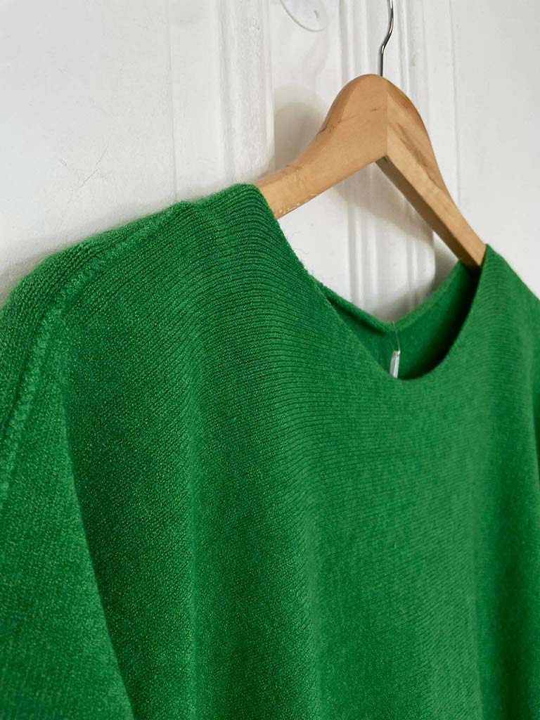 Boxy Drop Shoulder Knit - Clover