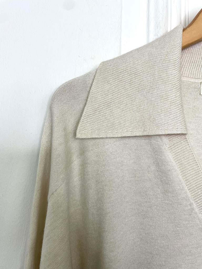 Collared Knit - Parchment