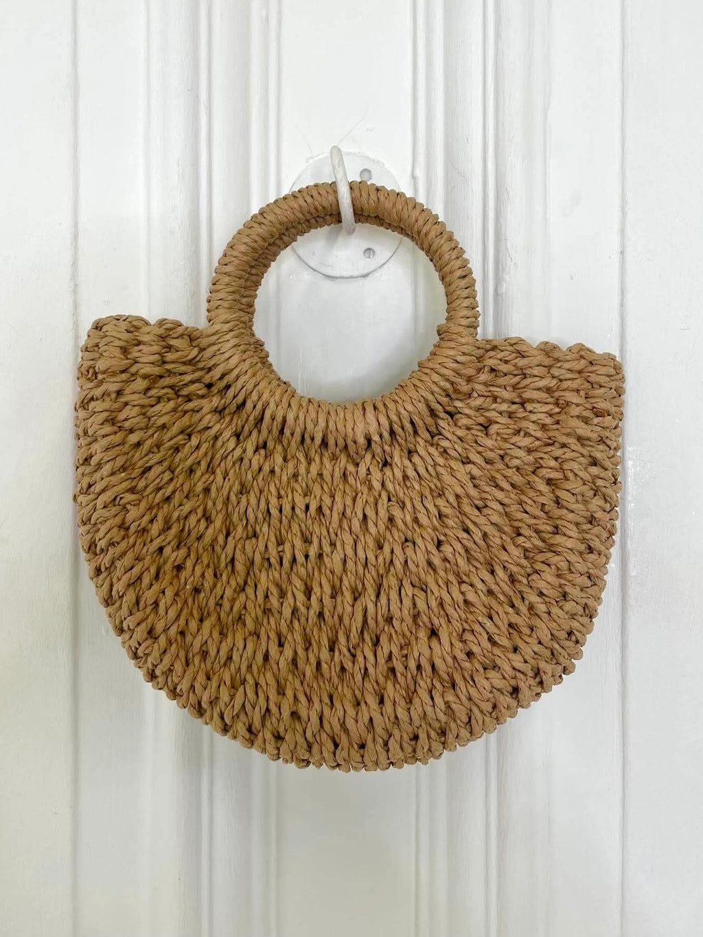 Woven Crescent Bag