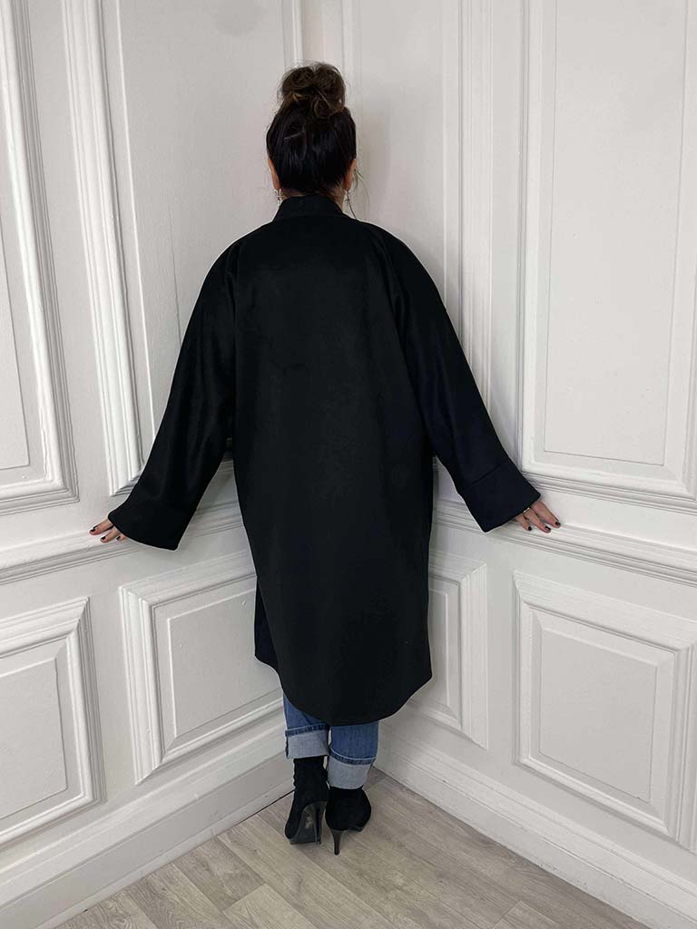 Suede Feel Jacket - Black