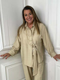 Tie Wrap Shirt - Sand