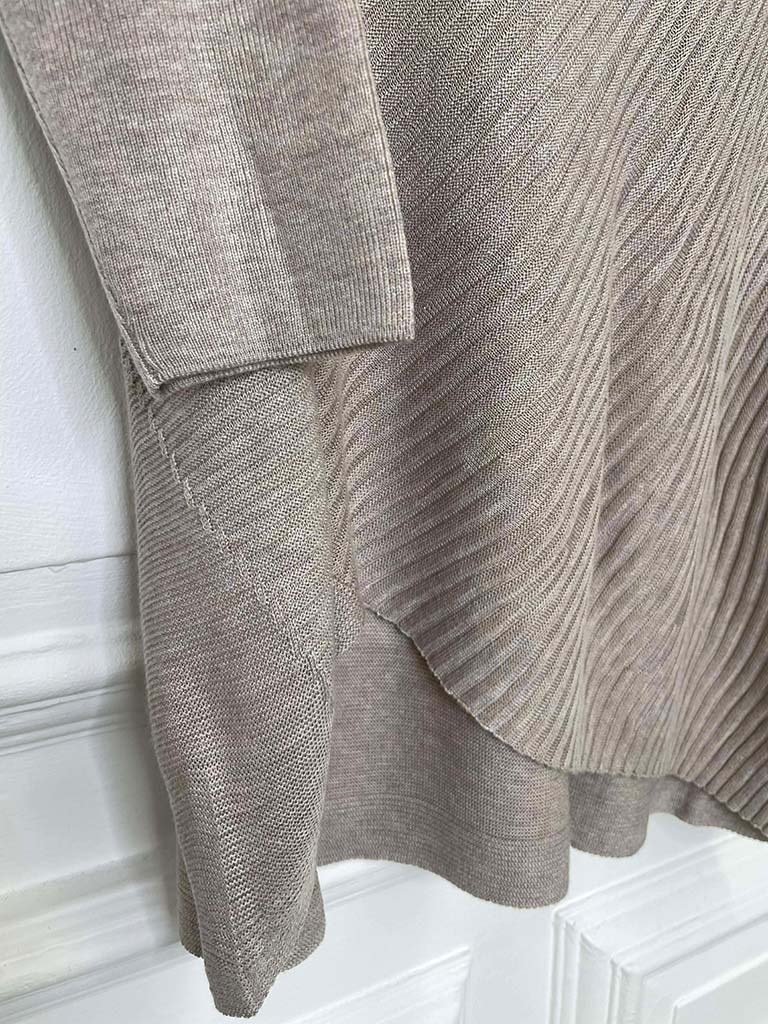 Ribbed Tunic Knit - Stone