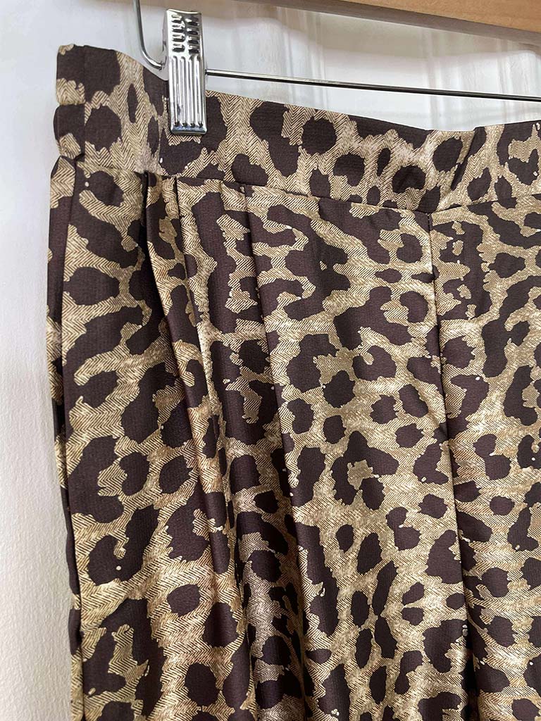 Leopard Silk Feel Palazzos