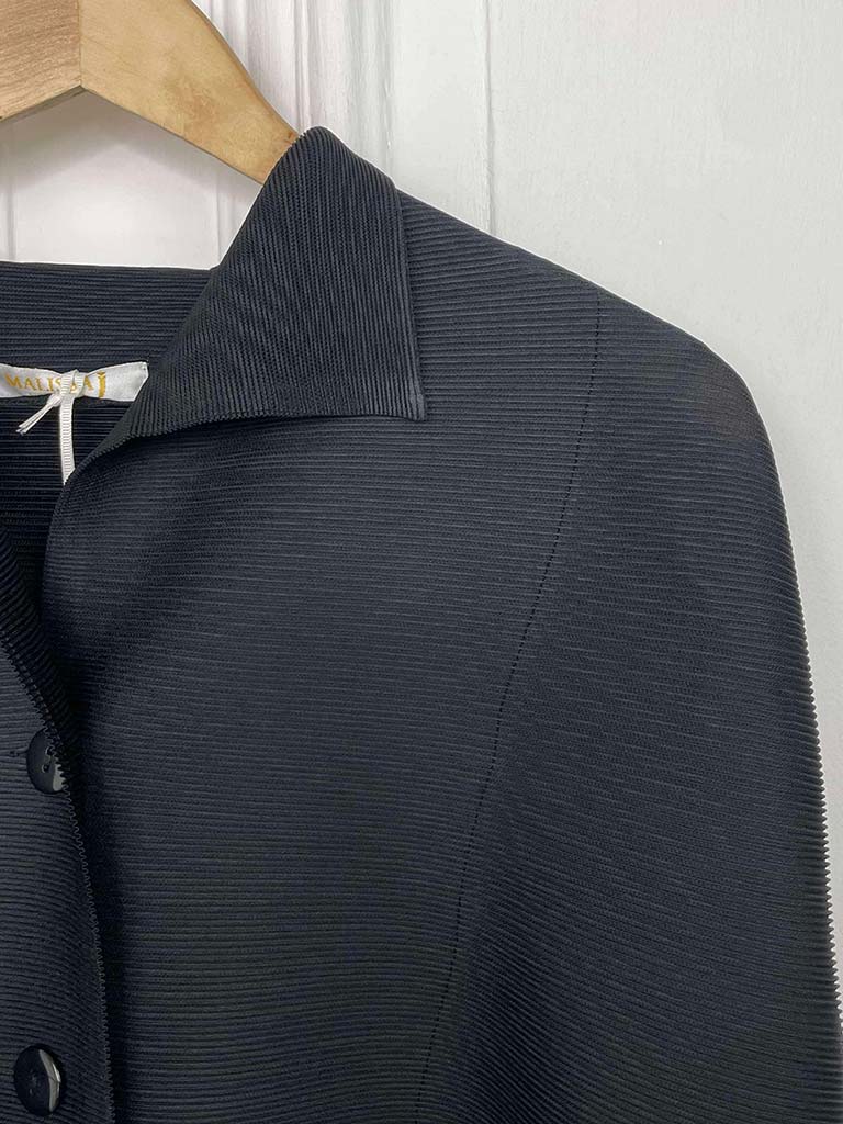 Malissa J Plissé Jacket - Black