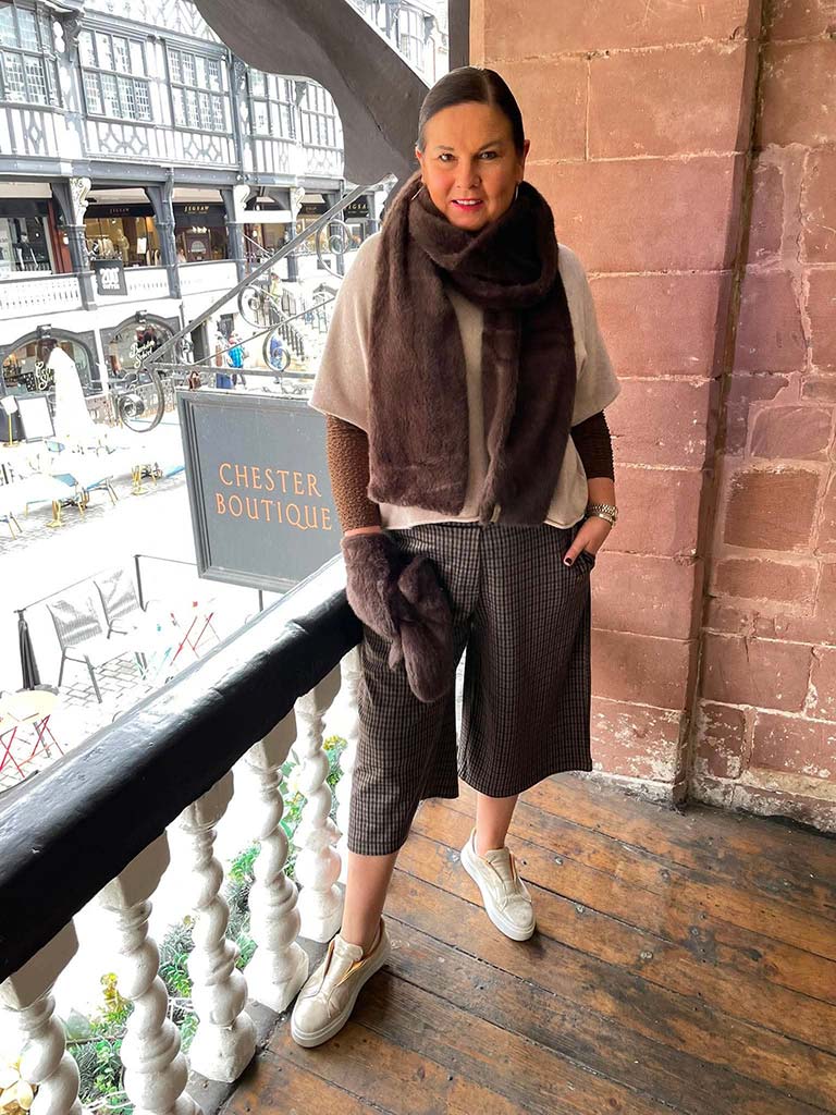 Soya Concept Vendla Faux Fur Scarf