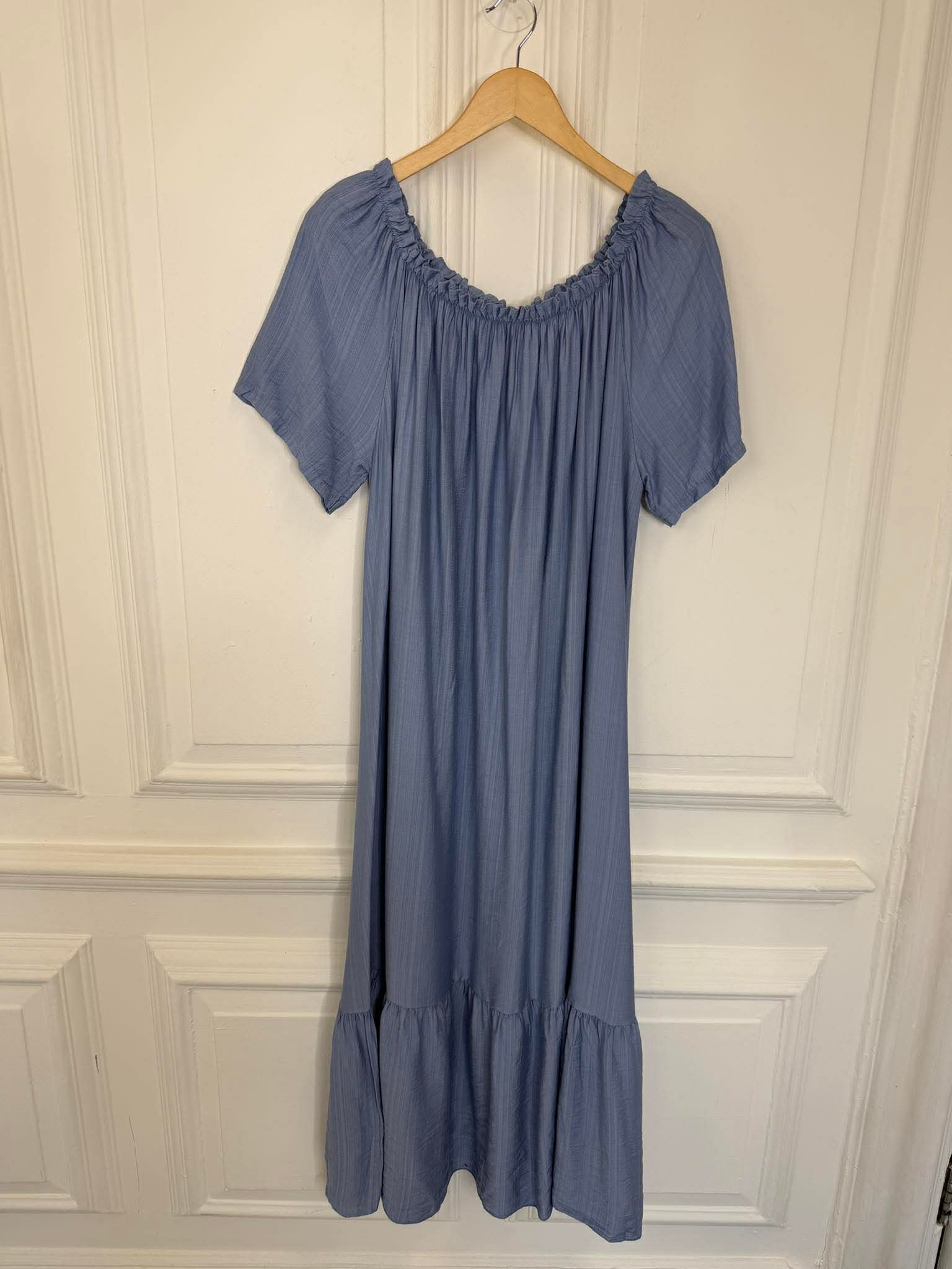 Bardot Maxi Dress - Denim