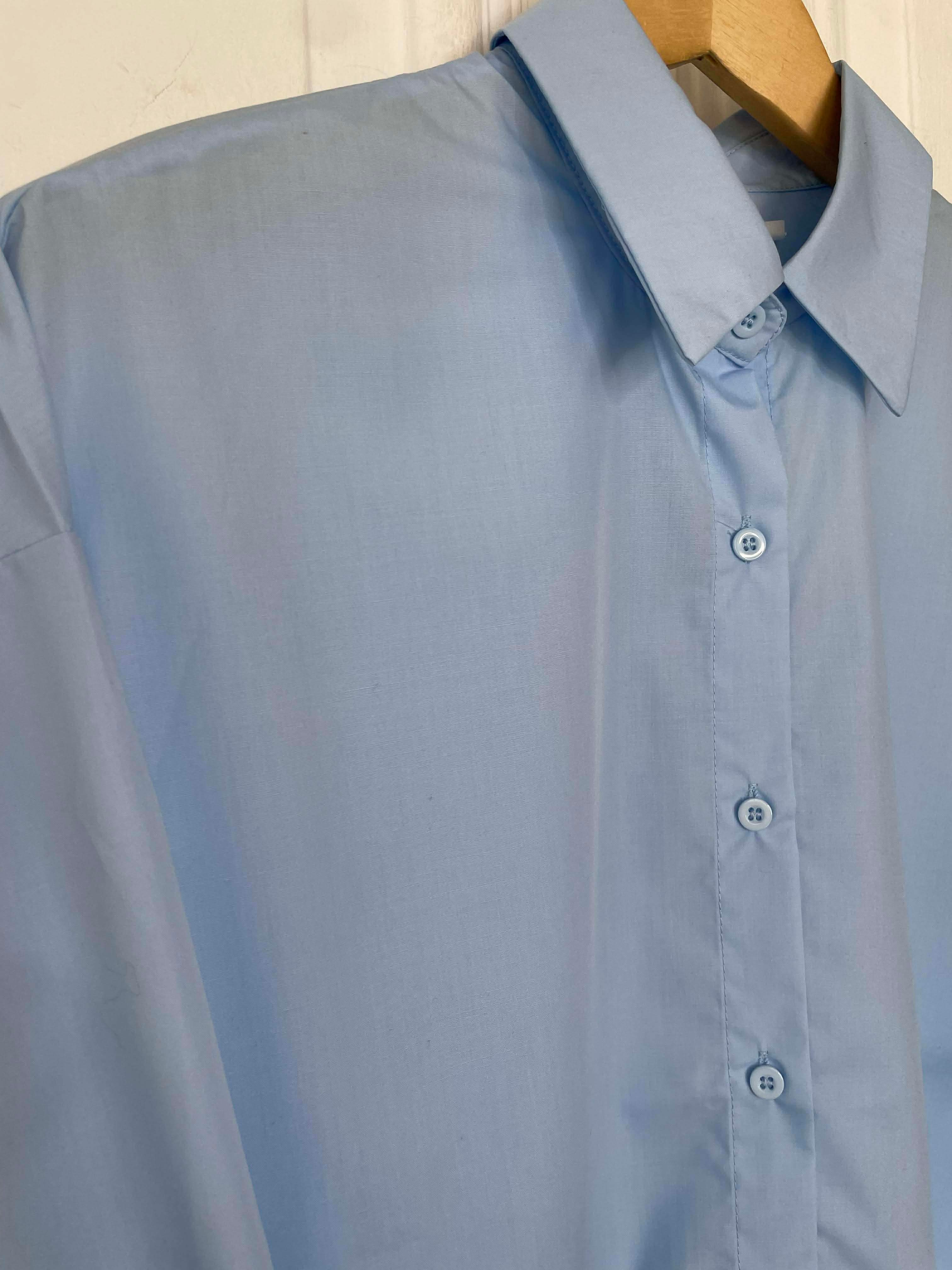 Classic Longline Shirt - Sky