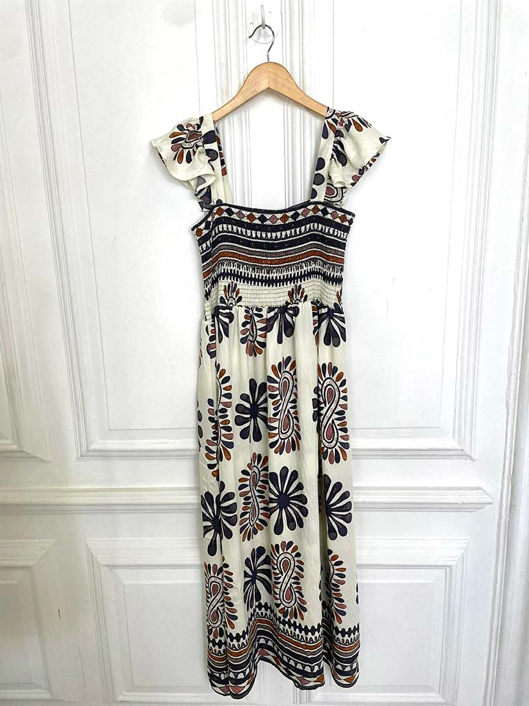 Malissa J Siena Frill Strap Dress