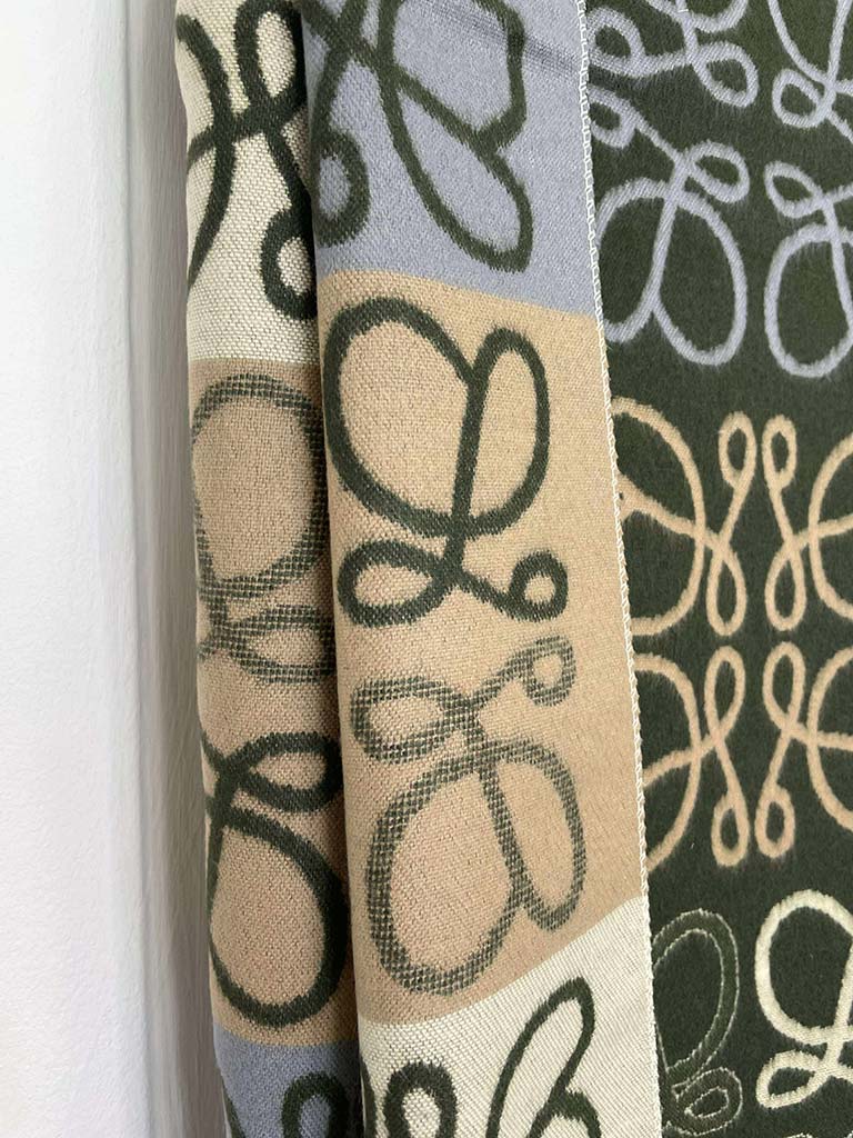 Malissa J Loop Print Scarf - Khaki