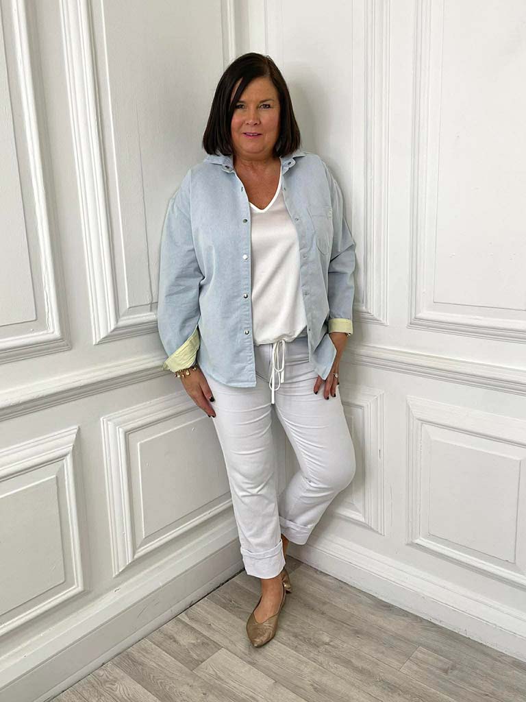 Denim Shacket - Pale Denim