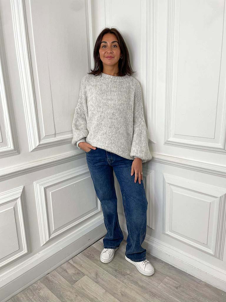 Mila Wide Leg Jeans - Classic Blue