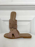 Slip On Mule Sandal - Taupe