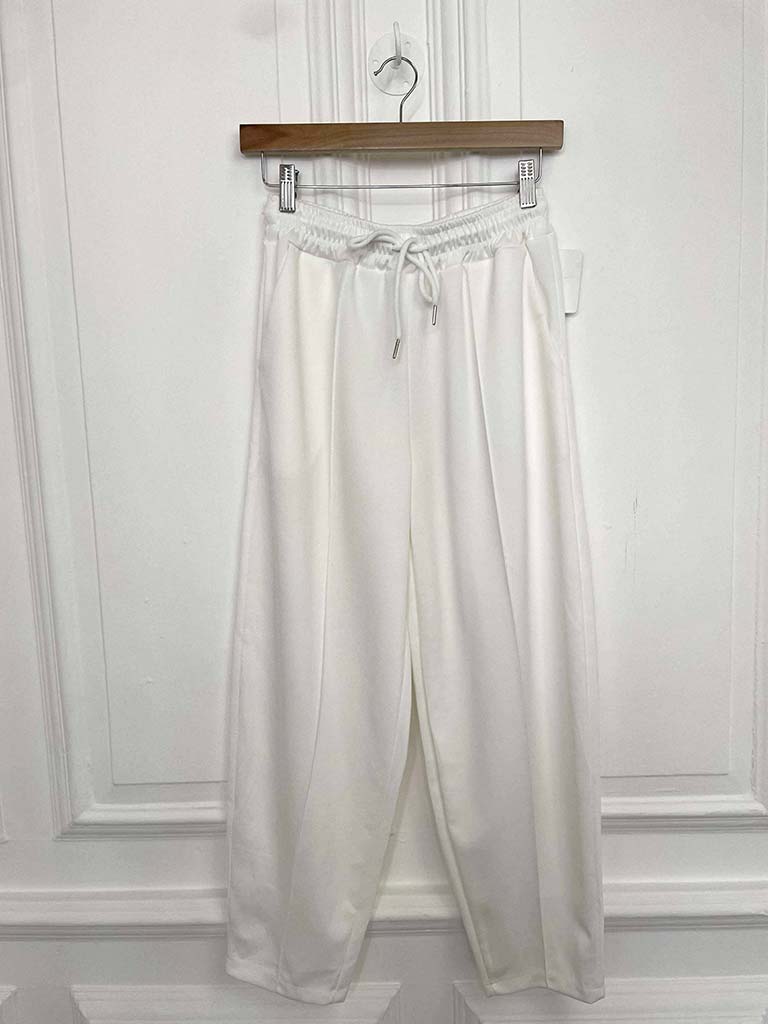 Cocoon Jersey Joggers - Warm White