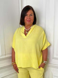 Cloud Cotton Artist Top - Lemon