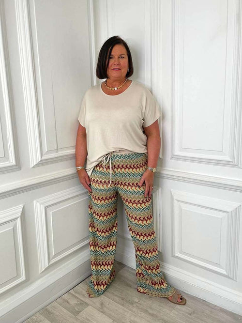 Wave Crochet Trousers