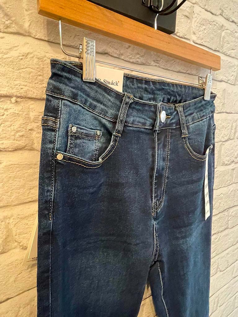 G-Smack Straight Leg Jeans - Deep Blue
