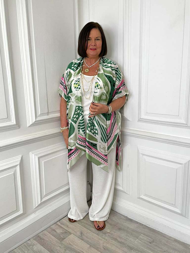 Malissa J Abstract Throwover - Green