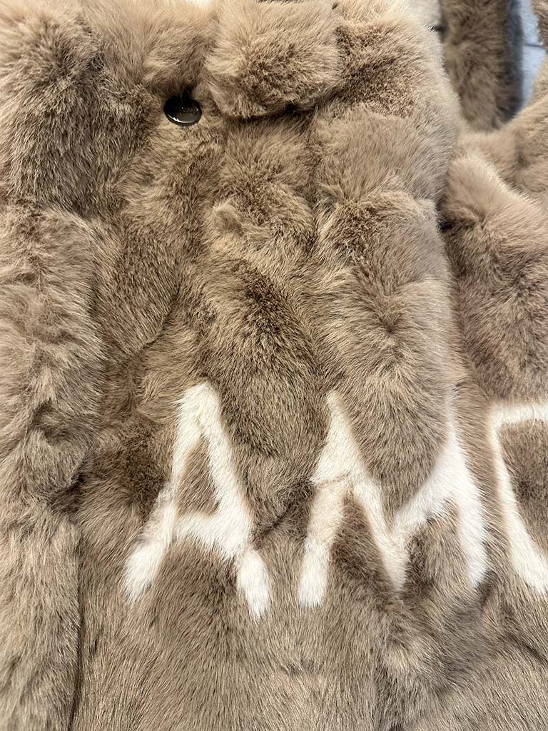 Malissa J Faux Fur Amour Tote Bag