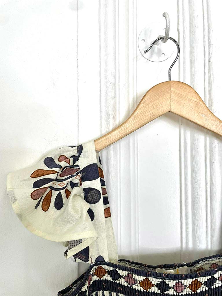 Malissa J Siena Frill Strap Dress