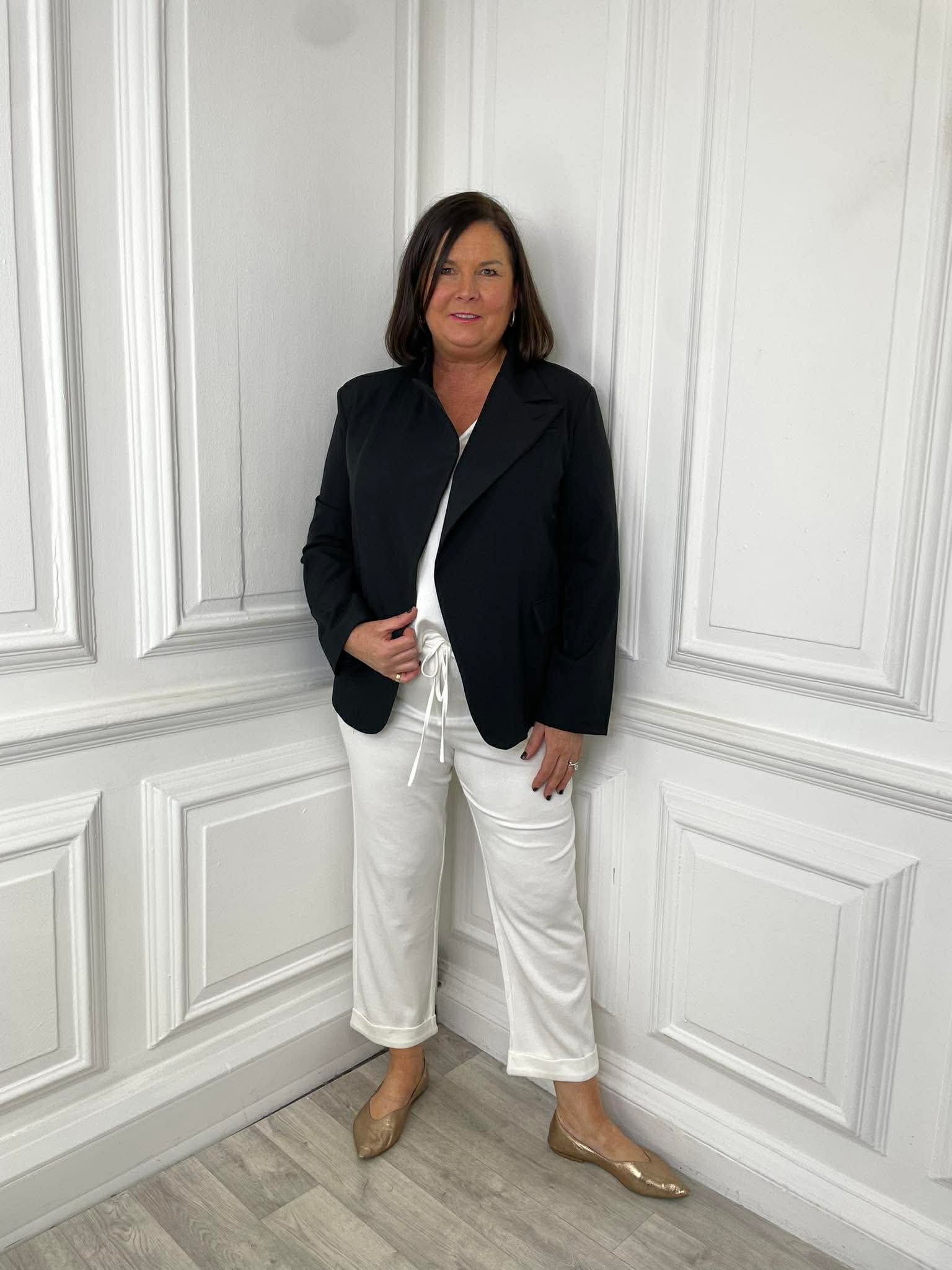 Asymmetric Blazer - Black