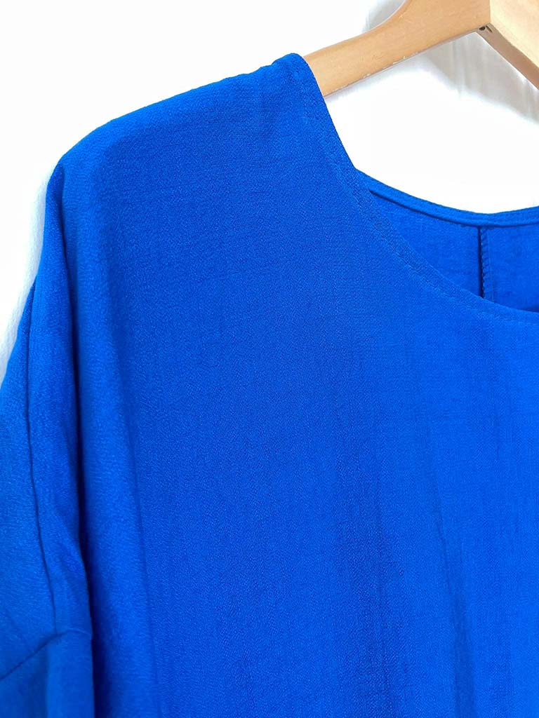 Draped Palazzo Co-ord - Cobalt