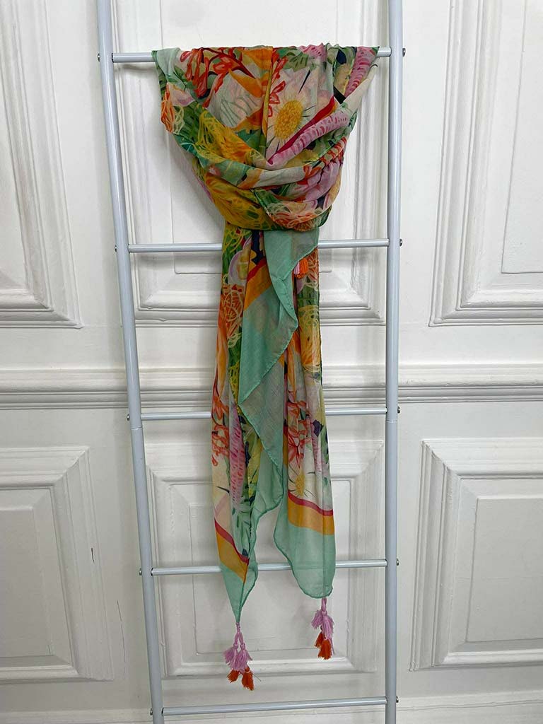 Malissa J Bag, Neckerchief & Scarf Set - Botanic