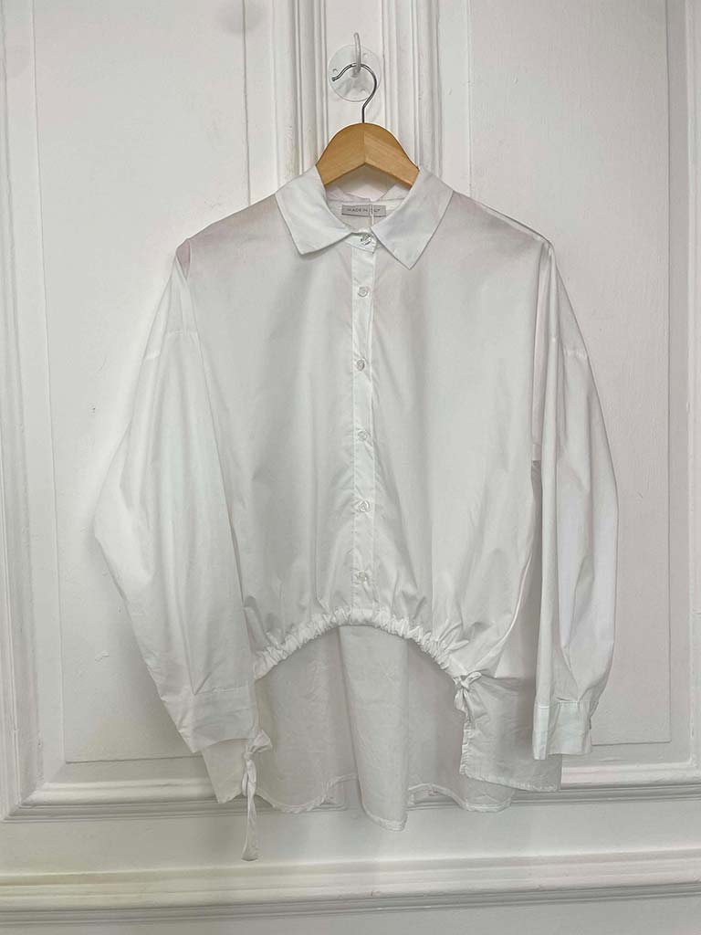 Drawstring Hem Shirt
