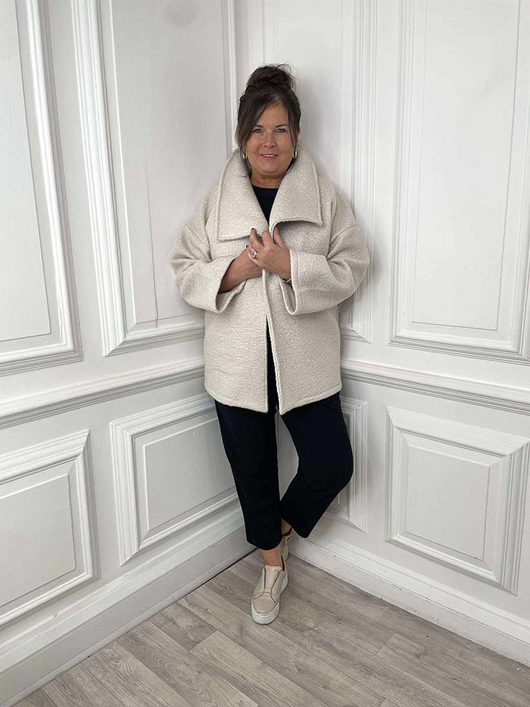 Boucle Jacket - Ecru