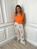 Lobster Stitched Palazzos
