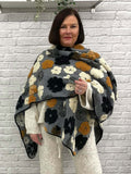 Malissa J Polar Fleece Flower Wrap