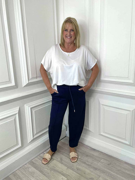 Cocoon Jersey Joggers - Navy