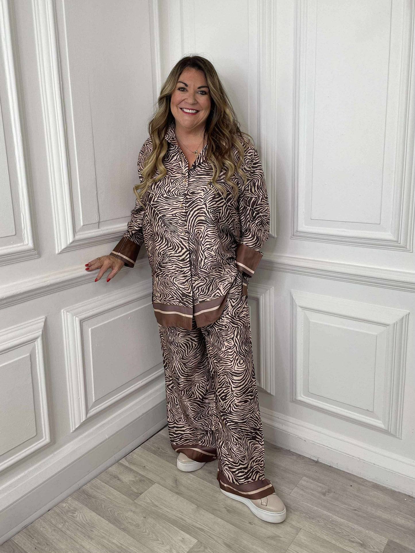 Zebra Silk Feel Shirt