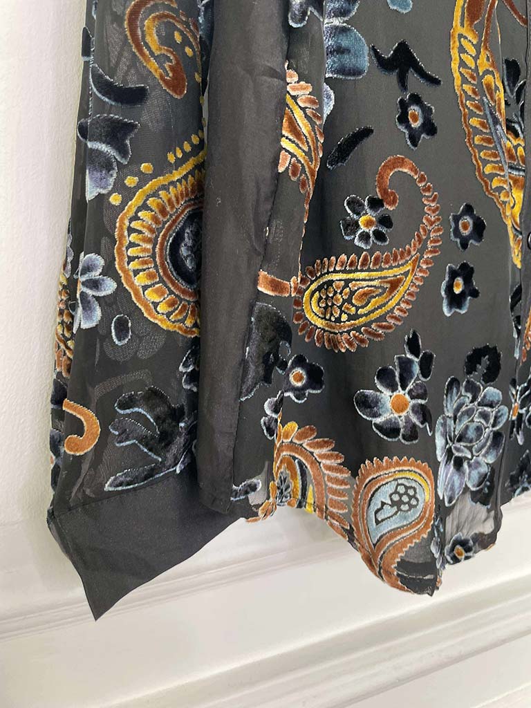 Devoré Paisley Shirt