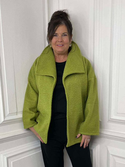 Boucle Jacket - Lime