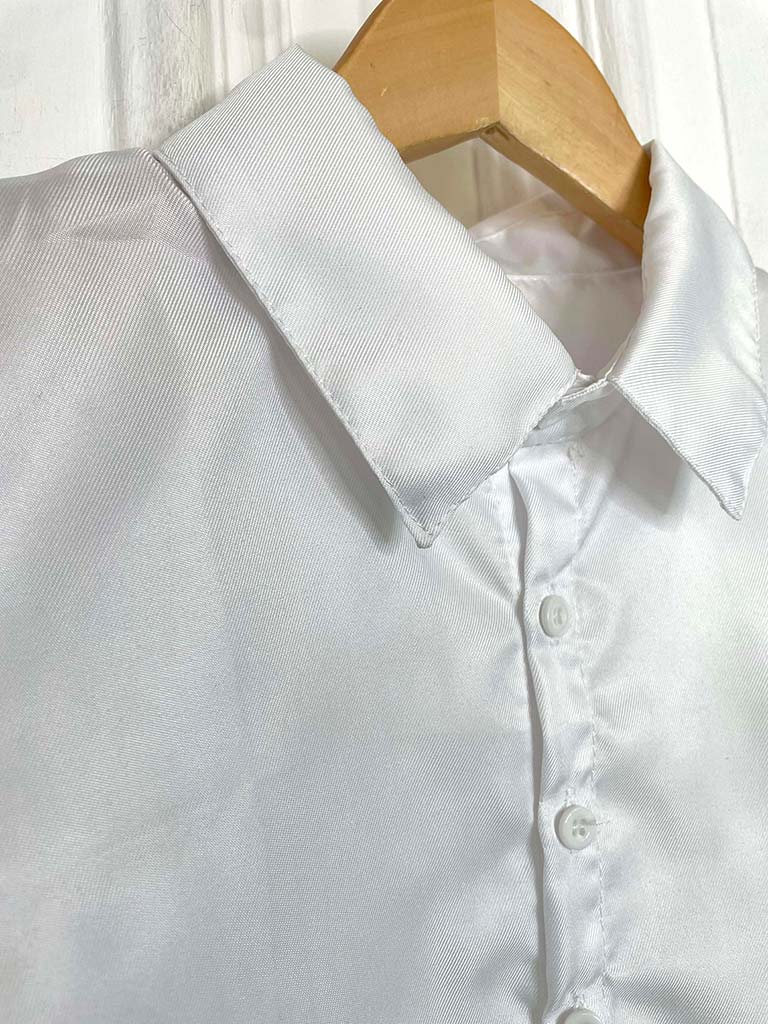 False Shirt Collar - White