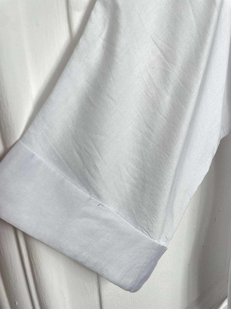 Classic 3/4 Sleeve Shirt - White
