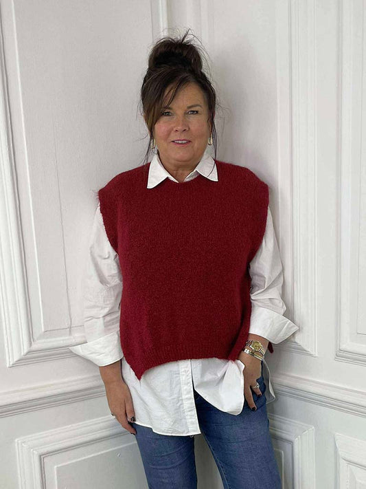 Tie Side Tank Knit - Ember