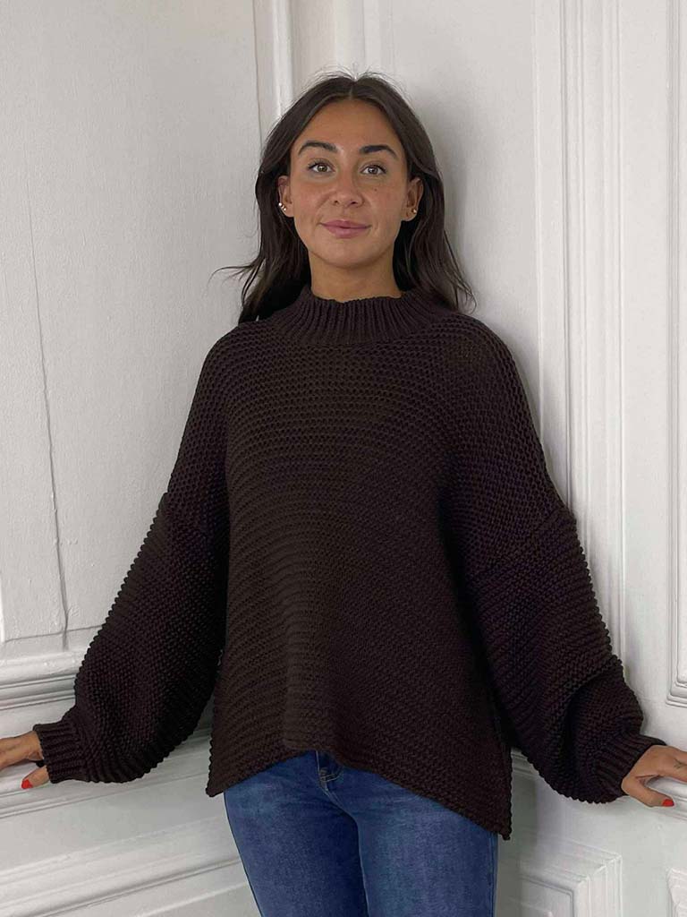 Fisherman Knit - Chocolate