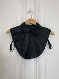False Shirt Collar - Black