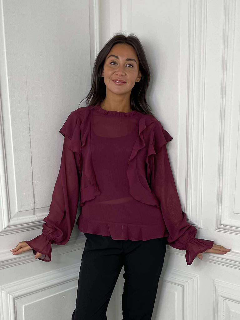 Soya Concept Naia Blouse - Bordeaux