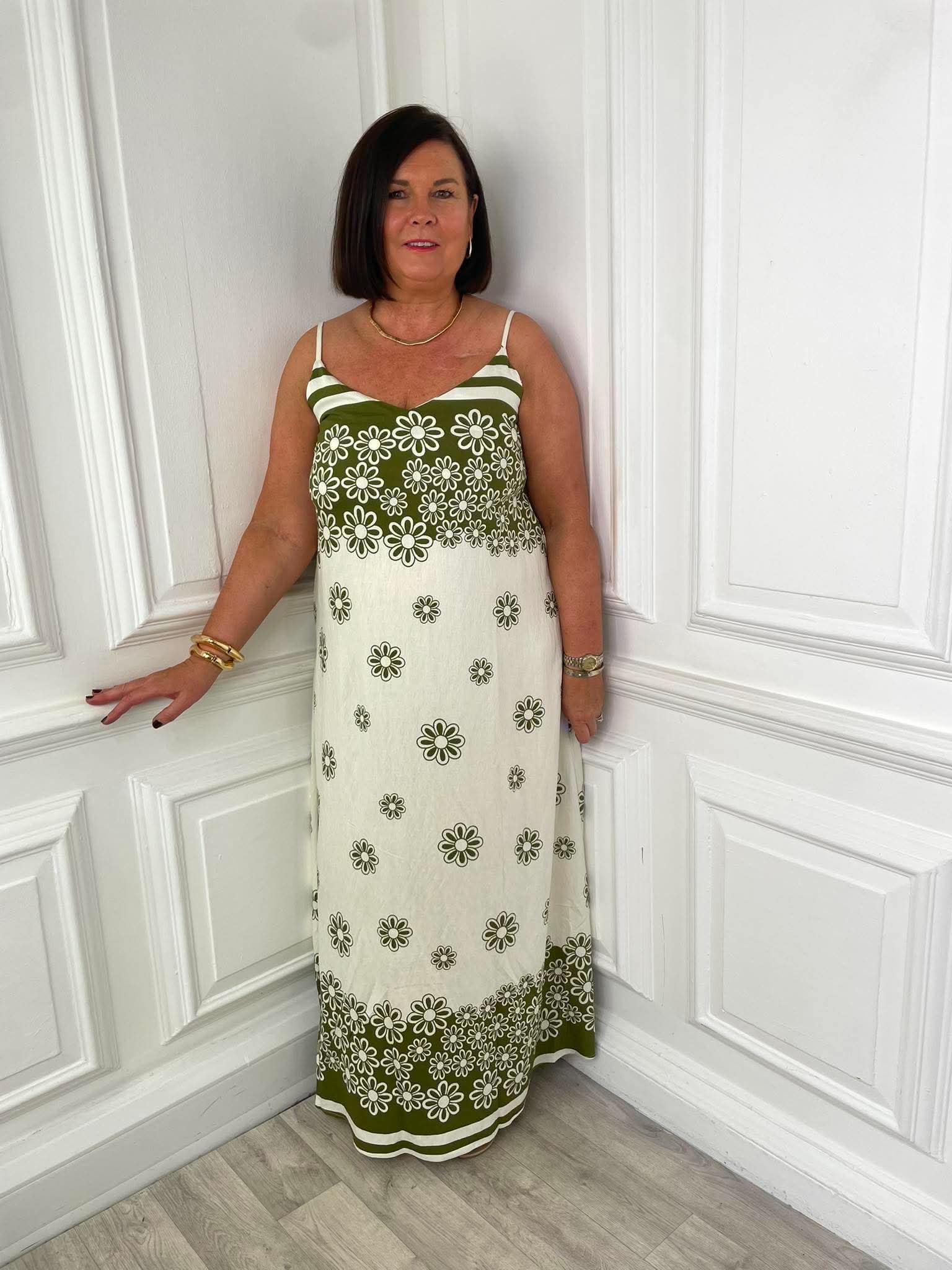 Daisy Maxi Dress - Olive