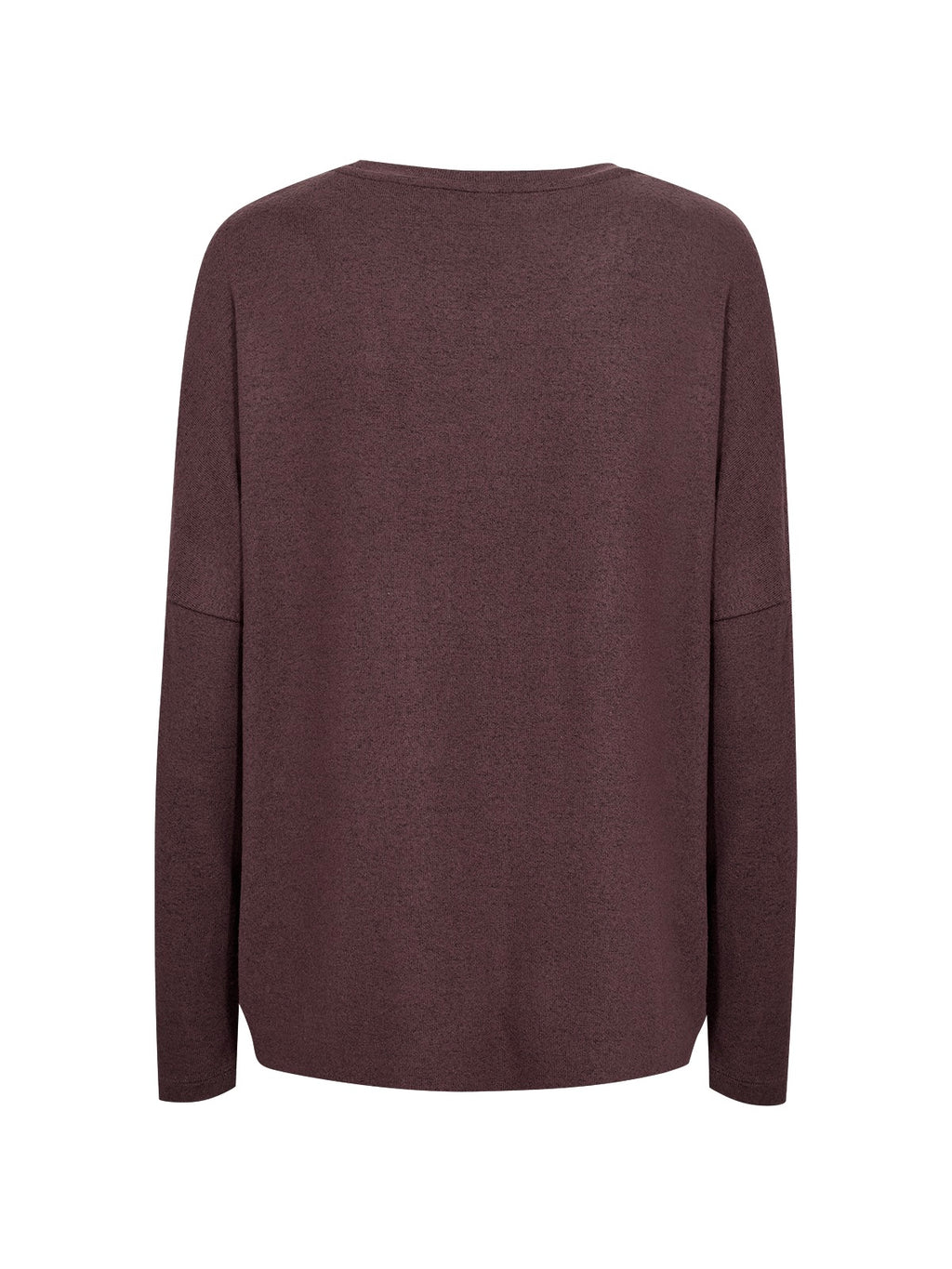 Soya Concept Biara Long Sleeve Top - Dark Plum