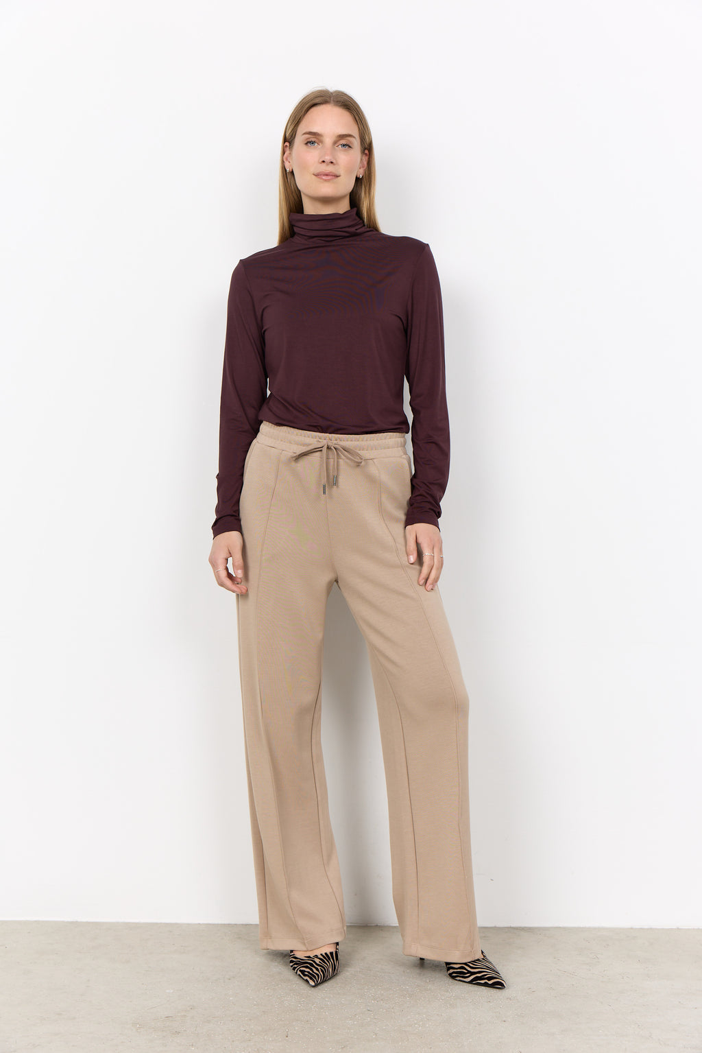Soya Concept Marica Polo Top - Choco