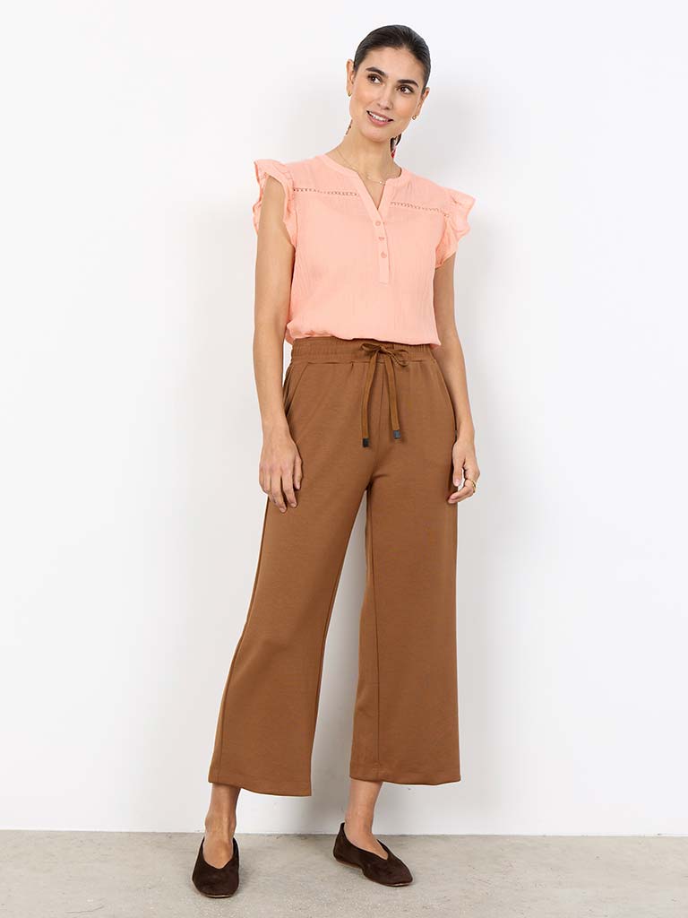 Soya Concept Crop Banu Joggers - Toffee