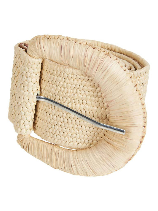 Eb&Ive Staple Woven Belt - Ivory