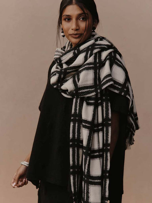 Eb&Ive Aman Scarf - Black