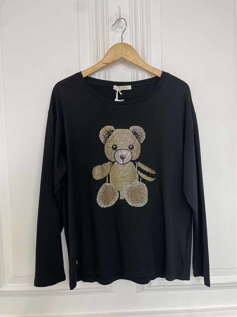 Malissa J Studded Teddy Top