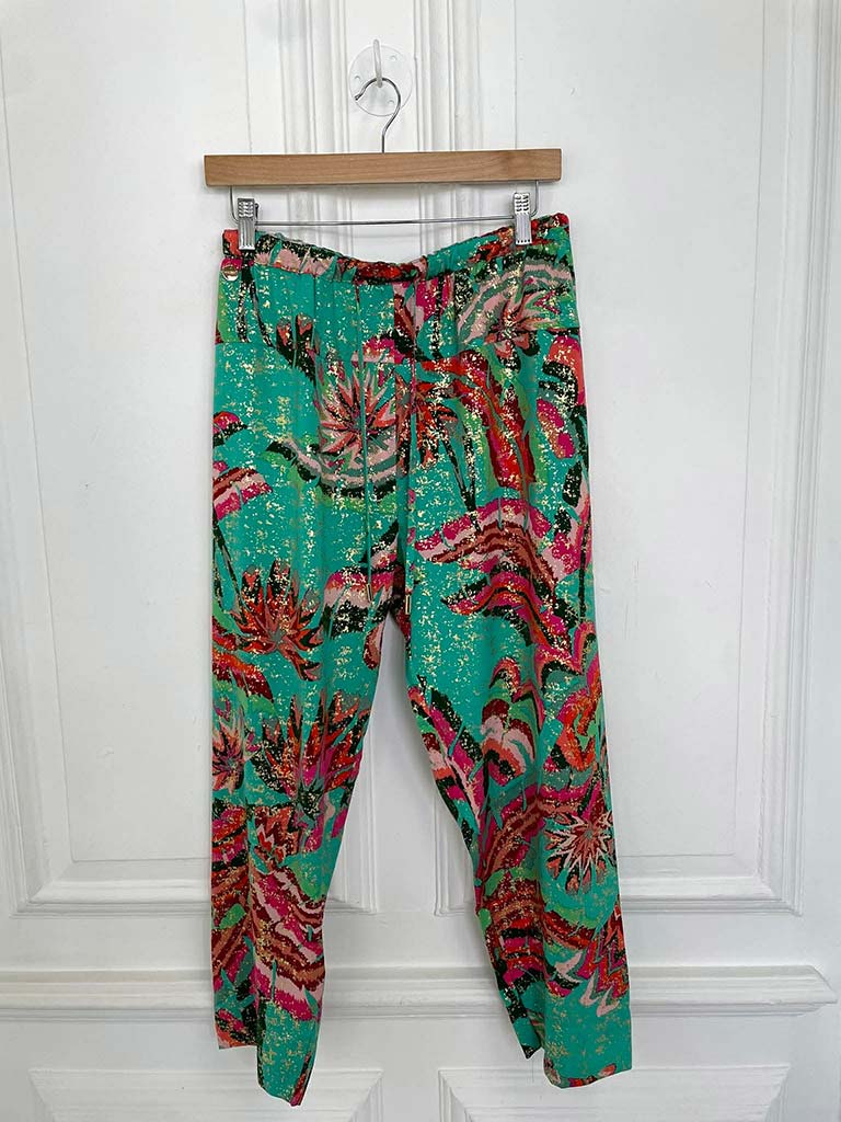 Malissa J Rio Fisherman Trousers - Jade