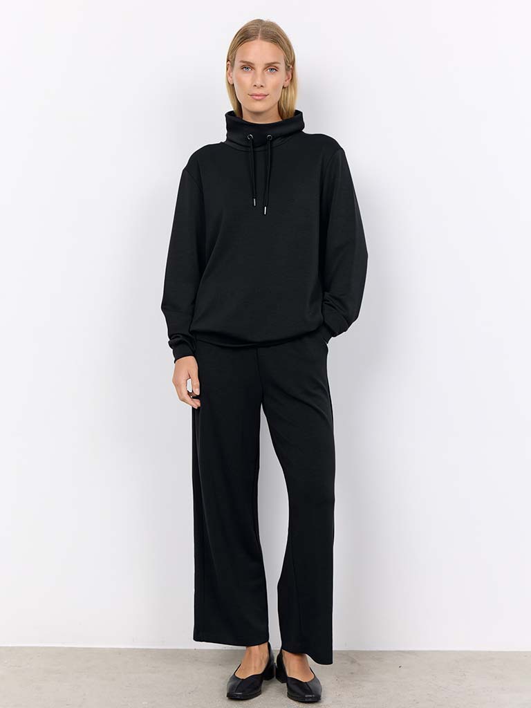 Soya Concept Banu Cowl Sweatshirt - Black